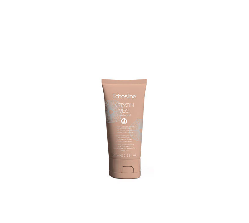 CREMA REPARADORA KERATIN VEG 100ML ECHOSLINE