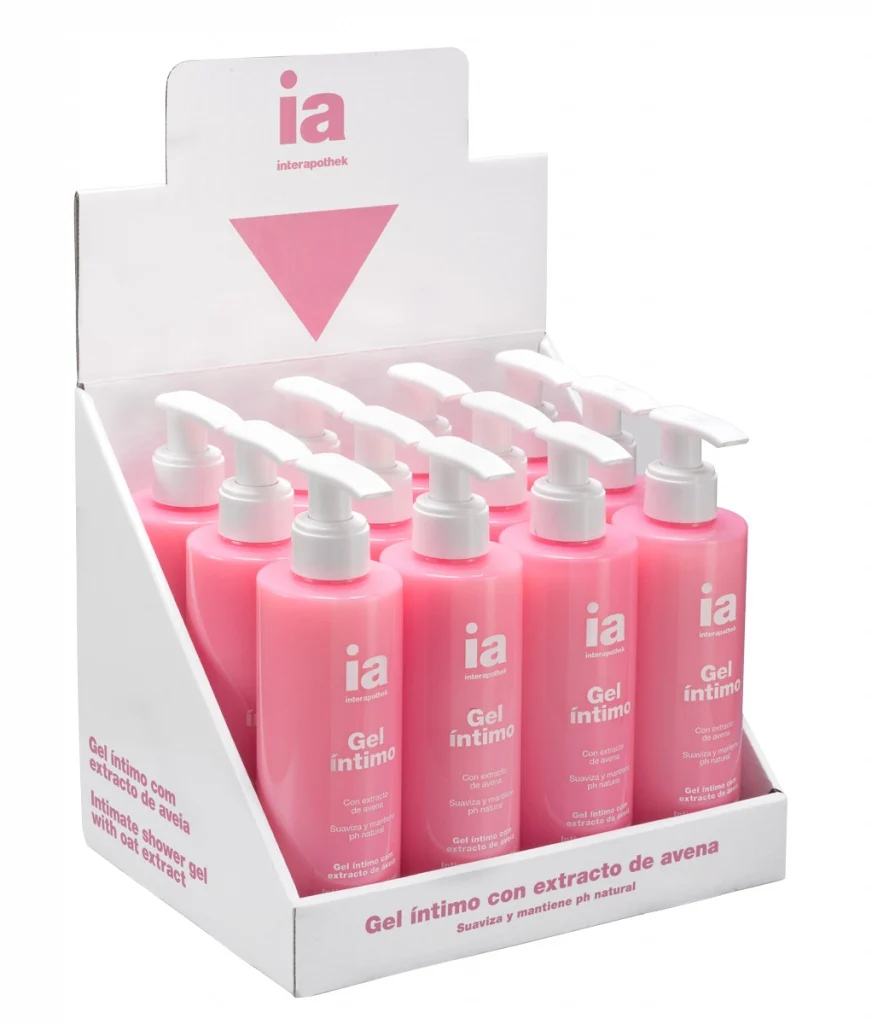 Interapothek Gel íntimo con extracto de avena 250 ml expositor 12 ui