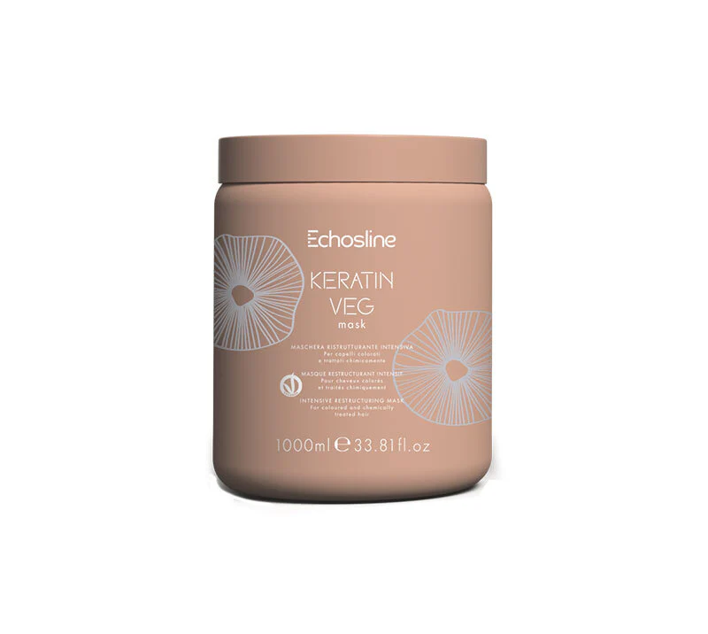 MASCARILLA KERATIN VEG 1000ML ECHOSLINE
