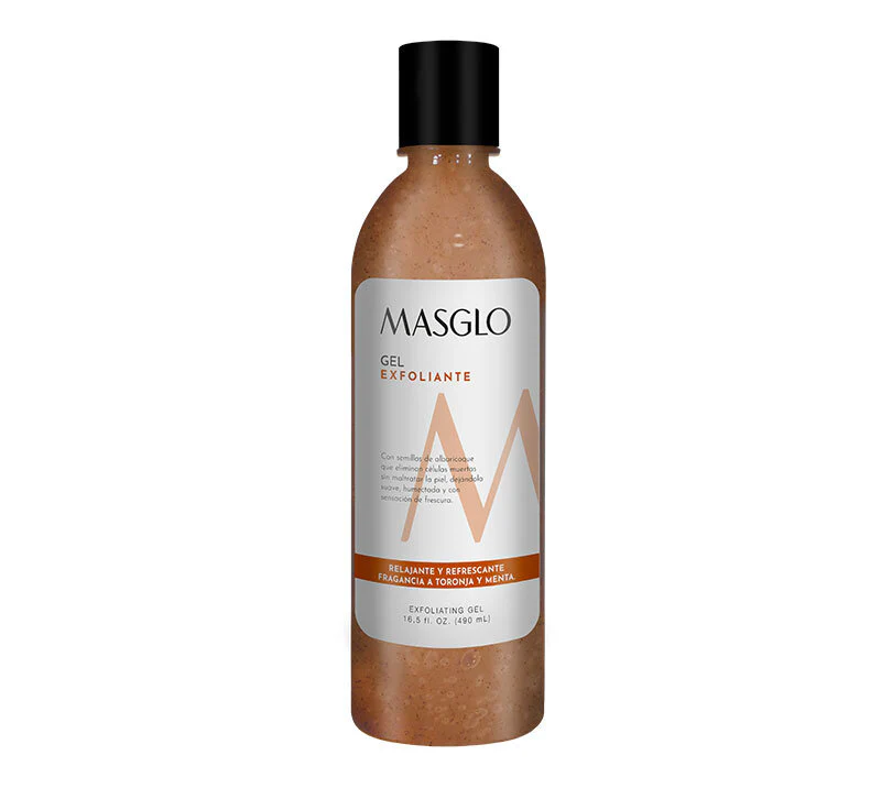 MASGLO GEL EXFOLIANTE TORONJAMENTA 490ML